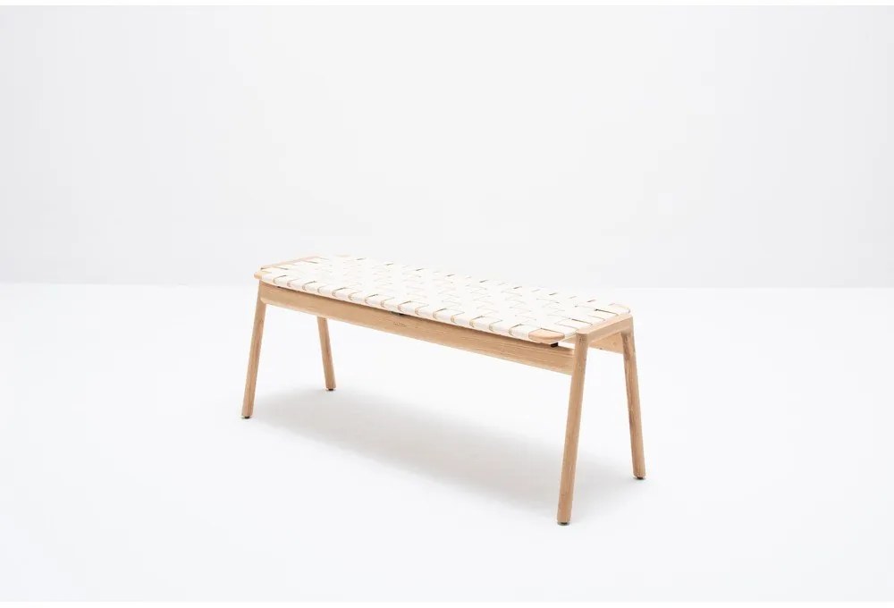 Bancă alb-natural Klupa - Gazzda