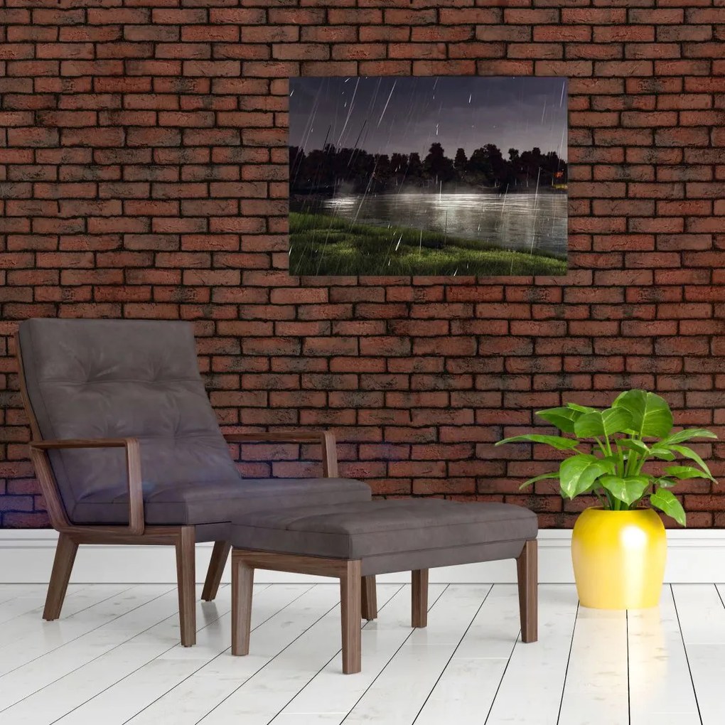 Tablou - Seara ploioasă (70x50 cm)