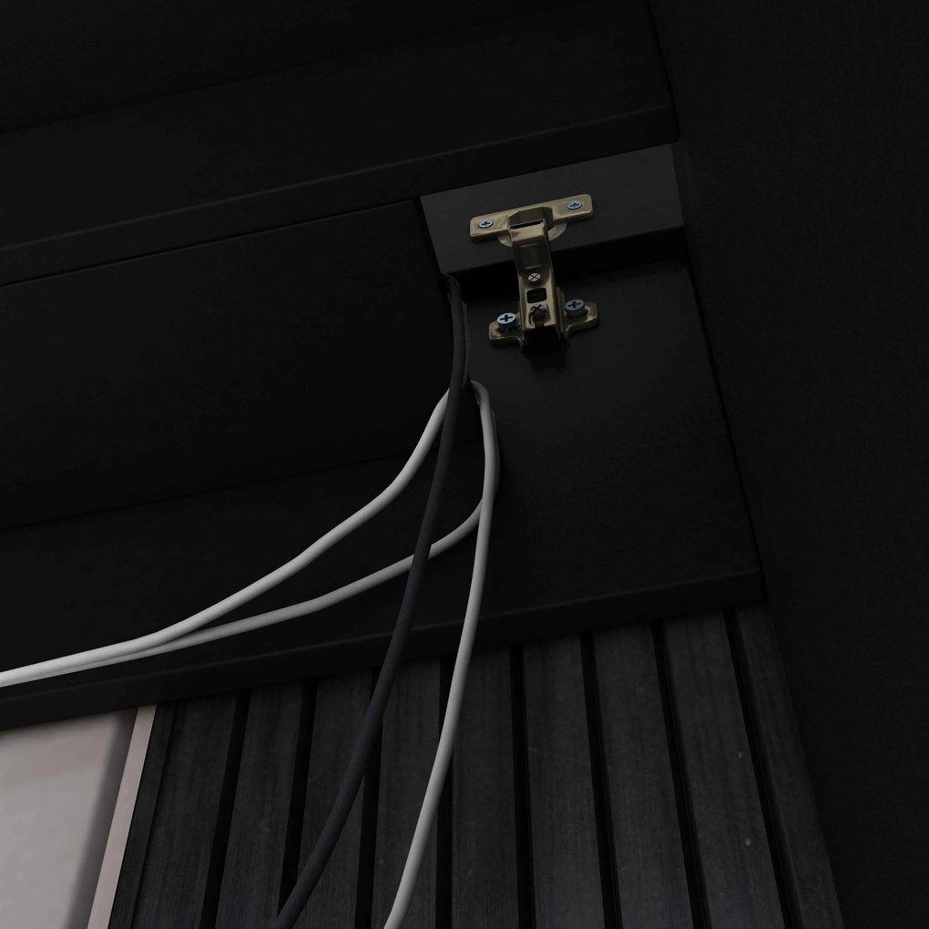 OFERTA Birou NEVY 120x60 cm, negru II. calitate