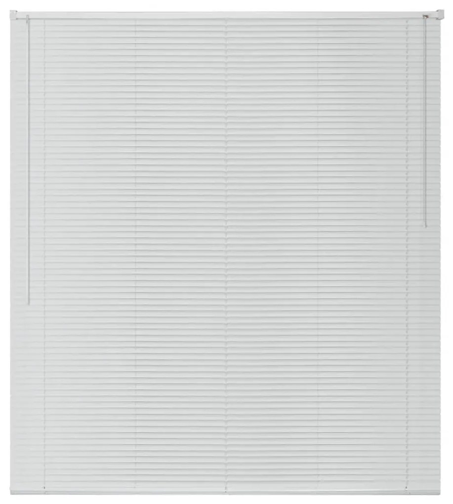 Jaluzele din aluminiu, 160 x 220 cm, alb Alb, 160 x 220 cm