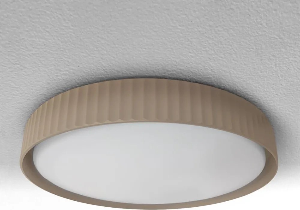 Brilagi - Plafonieră LED LUCIA, 24 W, 230 V, Ø 31 cm, maro