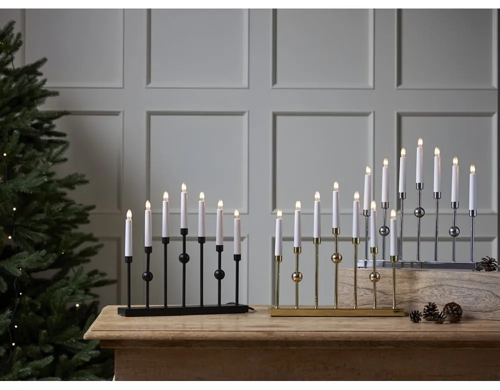 Decorațiune luminoasă neagră Gustavo – Star Trading