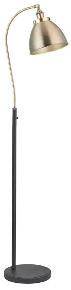 Endon 98748 - Lampadar FRANKLIN 1xE27/10W/230V alamă/negru