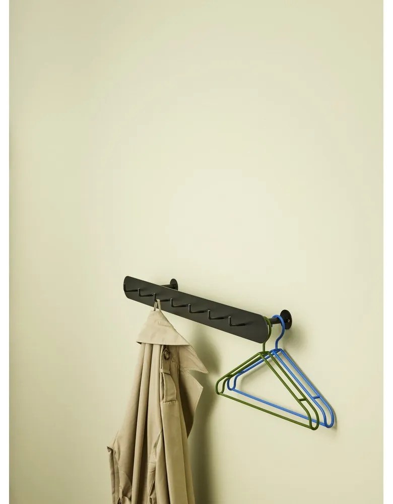 Cuier de perete negru din metal Hack – Hübsch