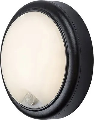 Aplica LED cu senzor iluminat exterior IP54 Hitura negru