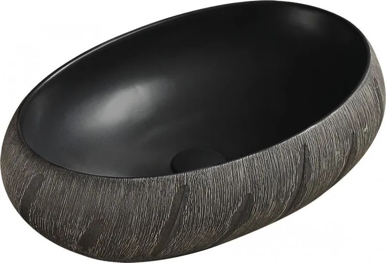 Mexen Abril Lavoar pe blat 58 x 39 cm, negru - 22015866