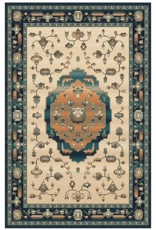 Covor lana Tonati smarald Selectează mărime: 200 X 300