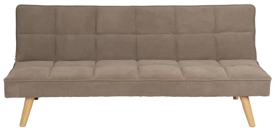 Canapea bej extensibilă cu tapițerie din chenille 175 cm – Ixia