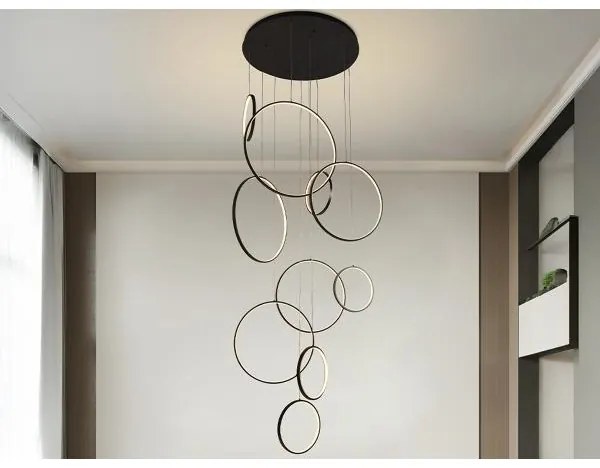 Lustră LED dimabilă pe cablu LED/290W/230V 3000-6500K + telecomandă