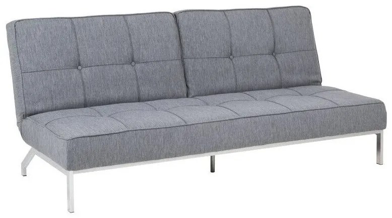 Canapea extensibilă Oakland 157 Numărul de locuri: 4, Gri, 89x198x95cm, 42 kg, Picioare: Metalic, Lemn: Eucalipt