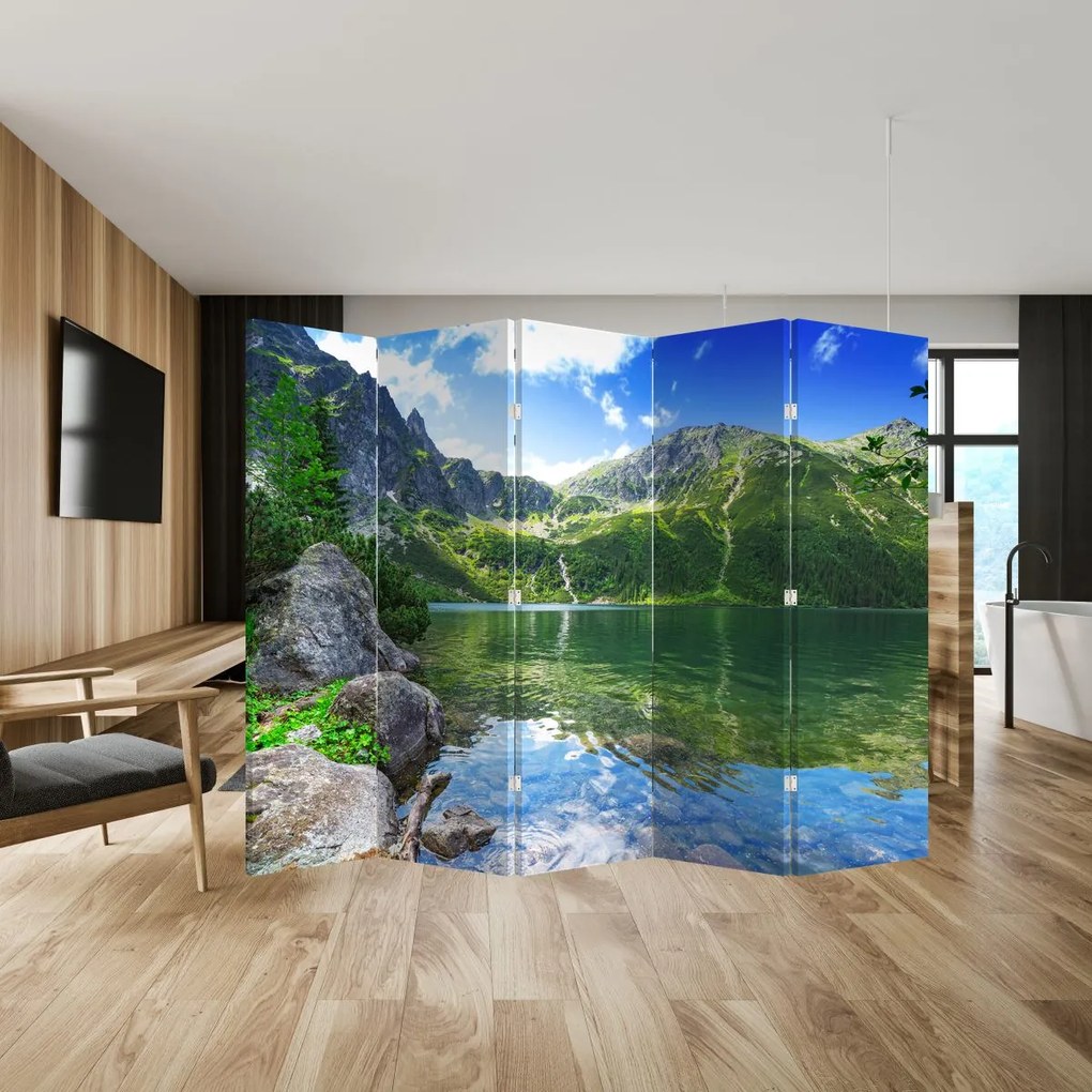 Paravan - Lac în munții Tatra (210x170 cm)