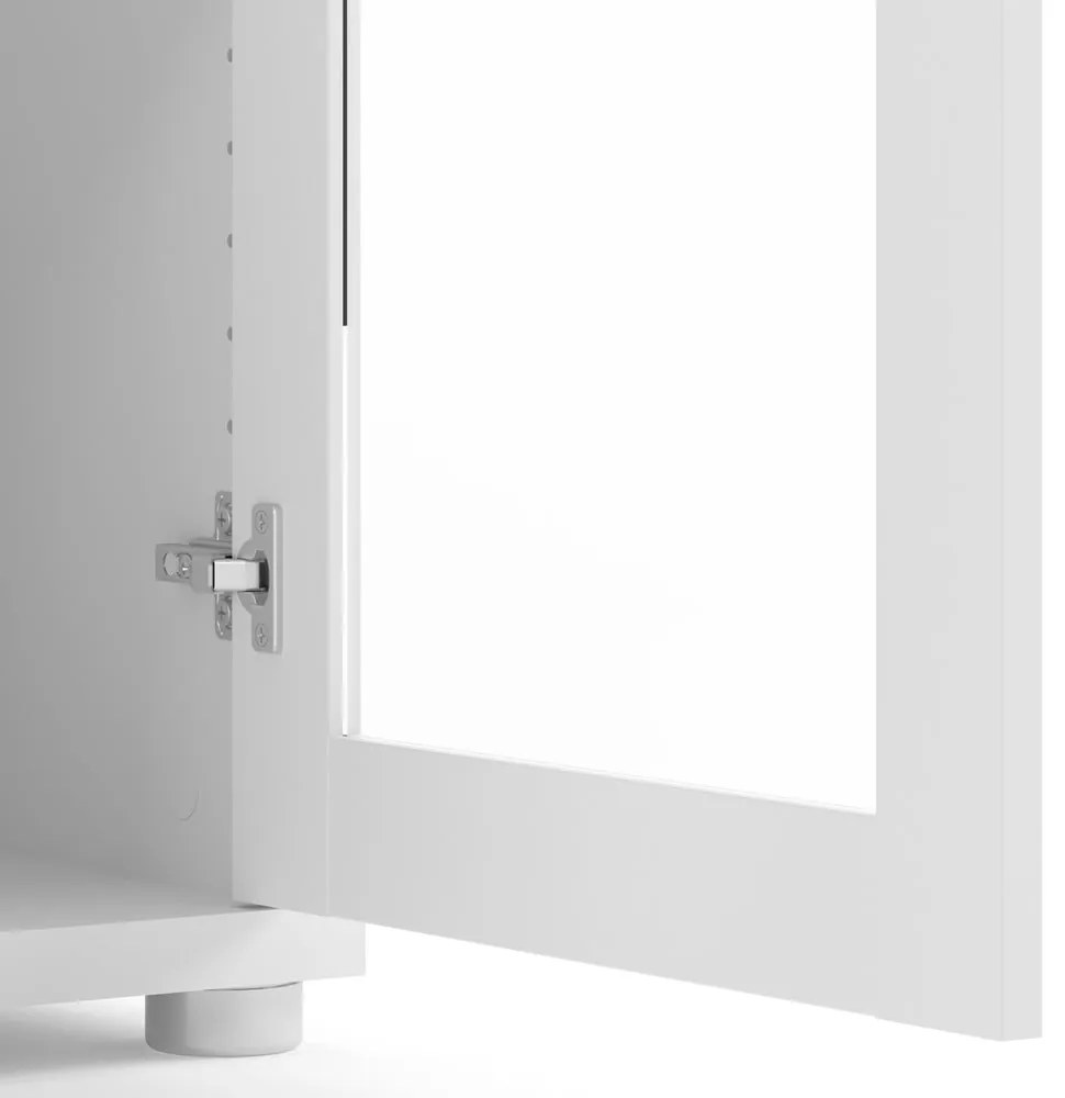 Bibliotecă modulară albă 89x113 cm Prima – Tvilum