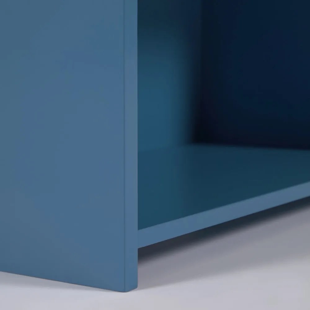 Bibliotecă pentru copii Kave Home Celeste, 50 x 105 cm, albastru