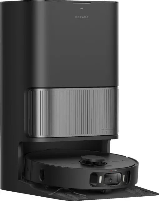 Aspirator robot Dreame L40 Ultra AE RLL77SE_BK, 19000 Pa, 5200 mAh, 60 W, Pana la 168 m², Statie de incarcare si golire automata, Autonomie de 180 min, Negru