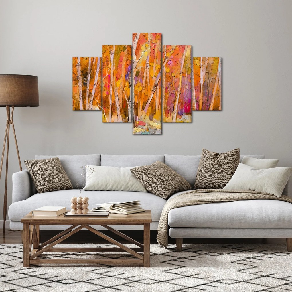 Tablou - Pădurea toamna (150x105 cm)