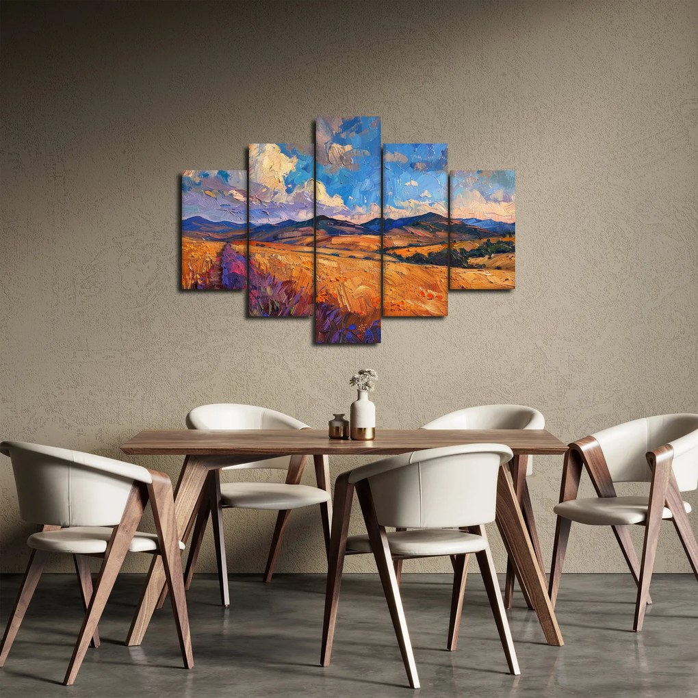 Tablou - Pictură în ulei de peisaj (150x105 cm)