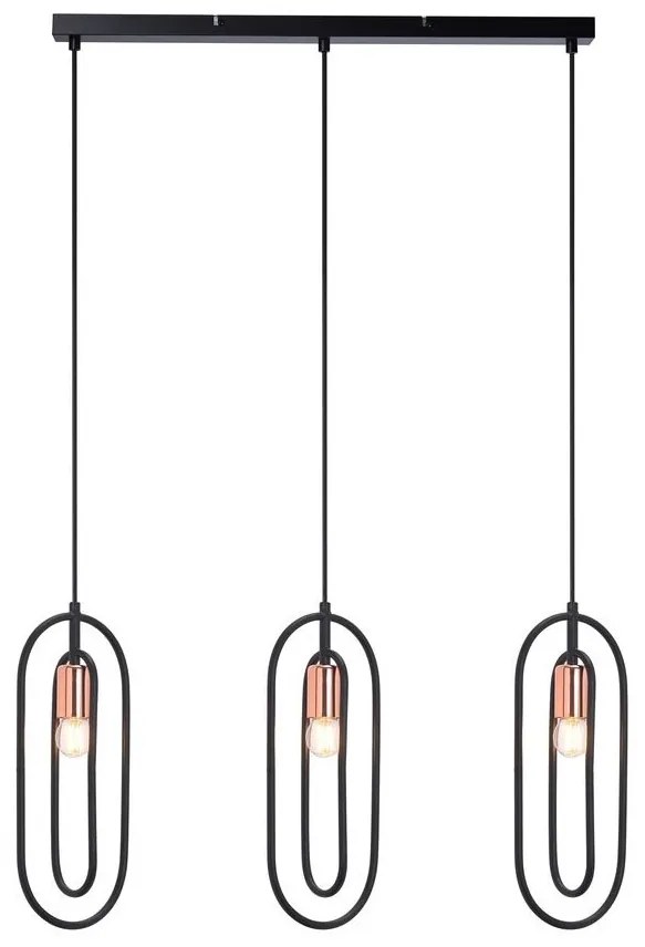 Lustra moderna cu 3 pendule Rovier