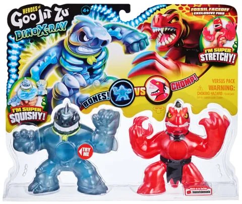 Figurine Goo Jit Zu Dino X-Ray 2 buc Thrash vs Veraptz 41192