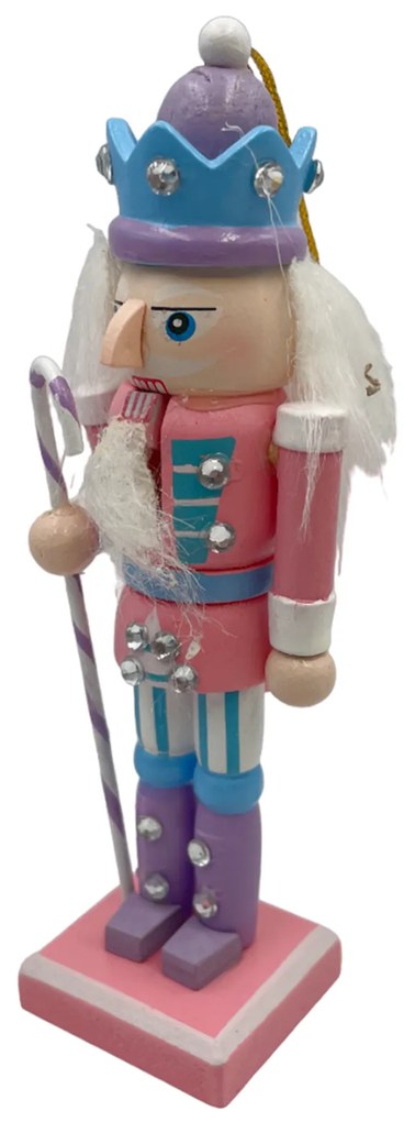 Figurina Spargator de nuci Candy 13cm, Roz