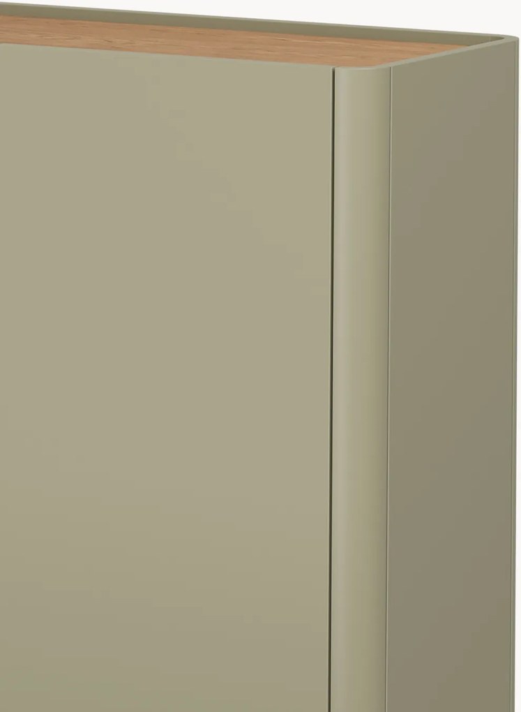 Comodă Elivo 200 cm cu 4 uși - eucalipt / stejar baltic dune