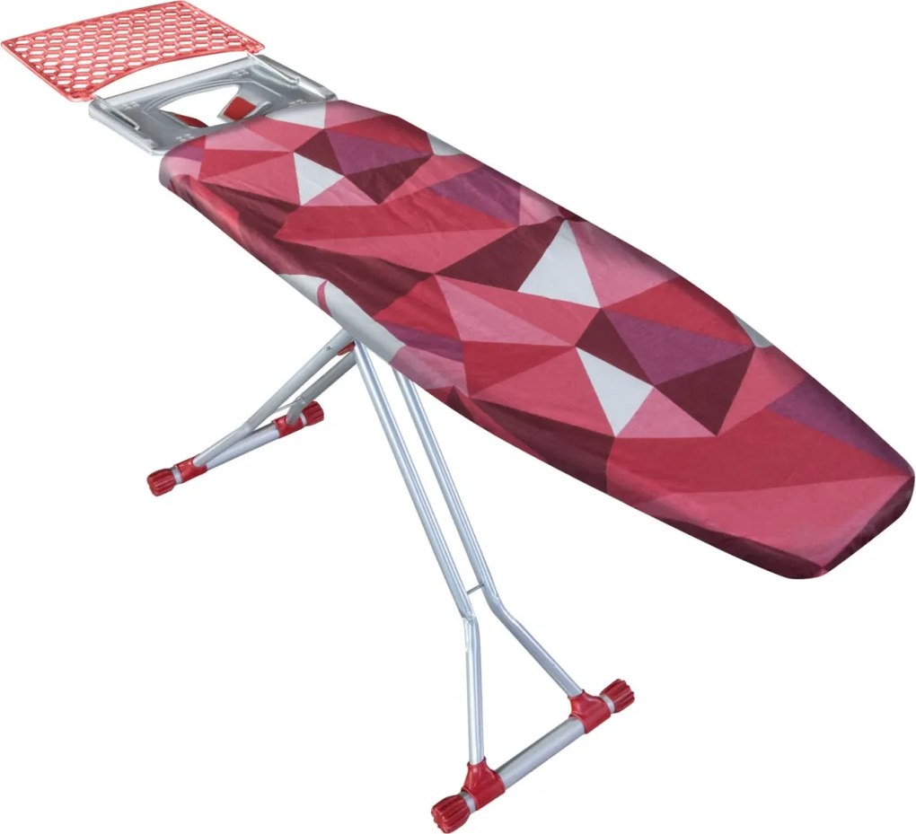 Masa de calcat ZILAN ARGENTO ZLN3499, suprafata de lucru 118x42 cm, blat metalic, suport pentru fierul de calcat, suport rufe