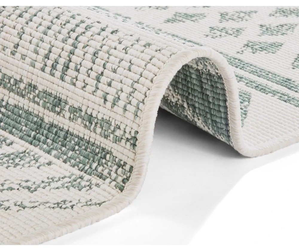 Covor adecvat pentru exterior NORTHRUGS Biri, 120 x 170 cm, verde-crem