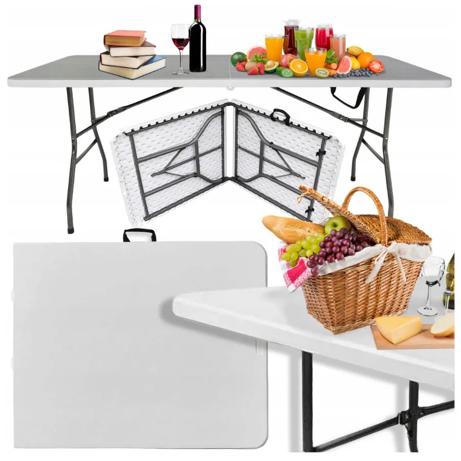 Masă pliabilă de catering pentru grădină Šírka: 70 cm | Dĺžka: 153 cm