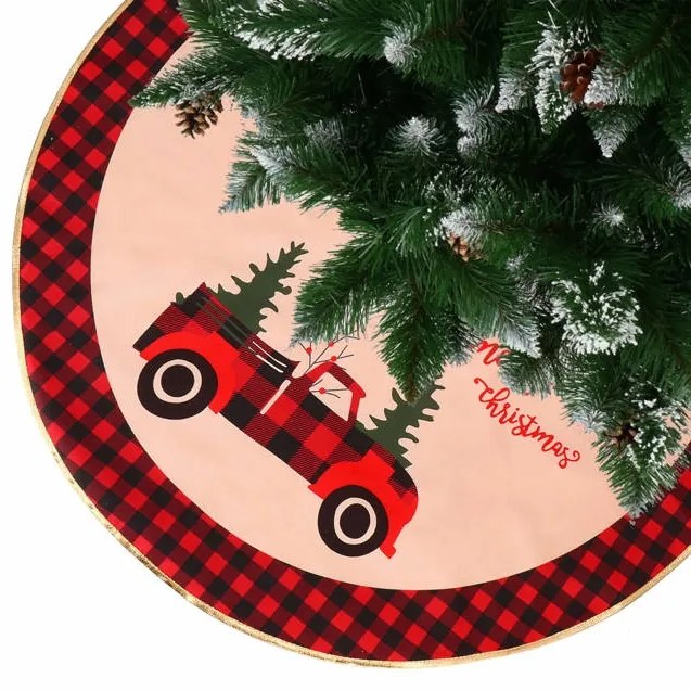 Covoras pentru brad 91 cm, Merry Christmas