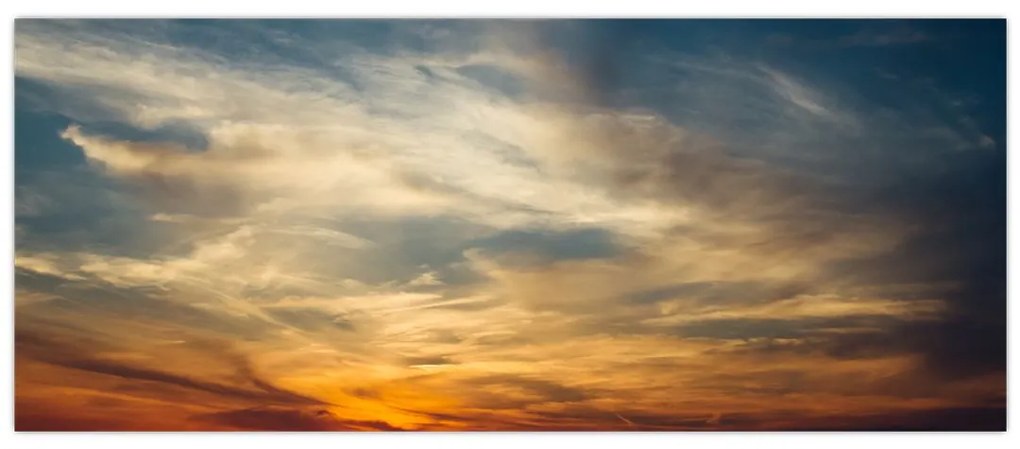Tablou cu apus de soare (120x50 cm)