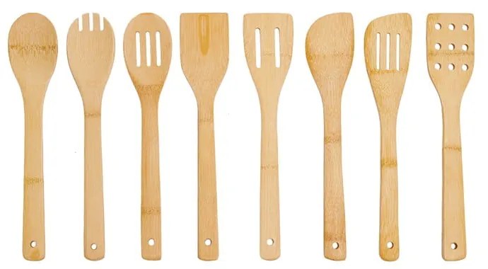 Set de ustensile de bucătărie din bambus 8 buc - Bonami Essentials