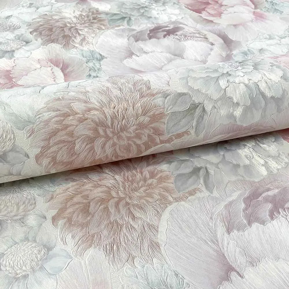 TAPET VINIL 3-1201, 10.05X1.06 M, LAVABIL, REZISTENT LA RAZELE UV, TRATAT ANTIBACTERIAN, ROZ/LILA