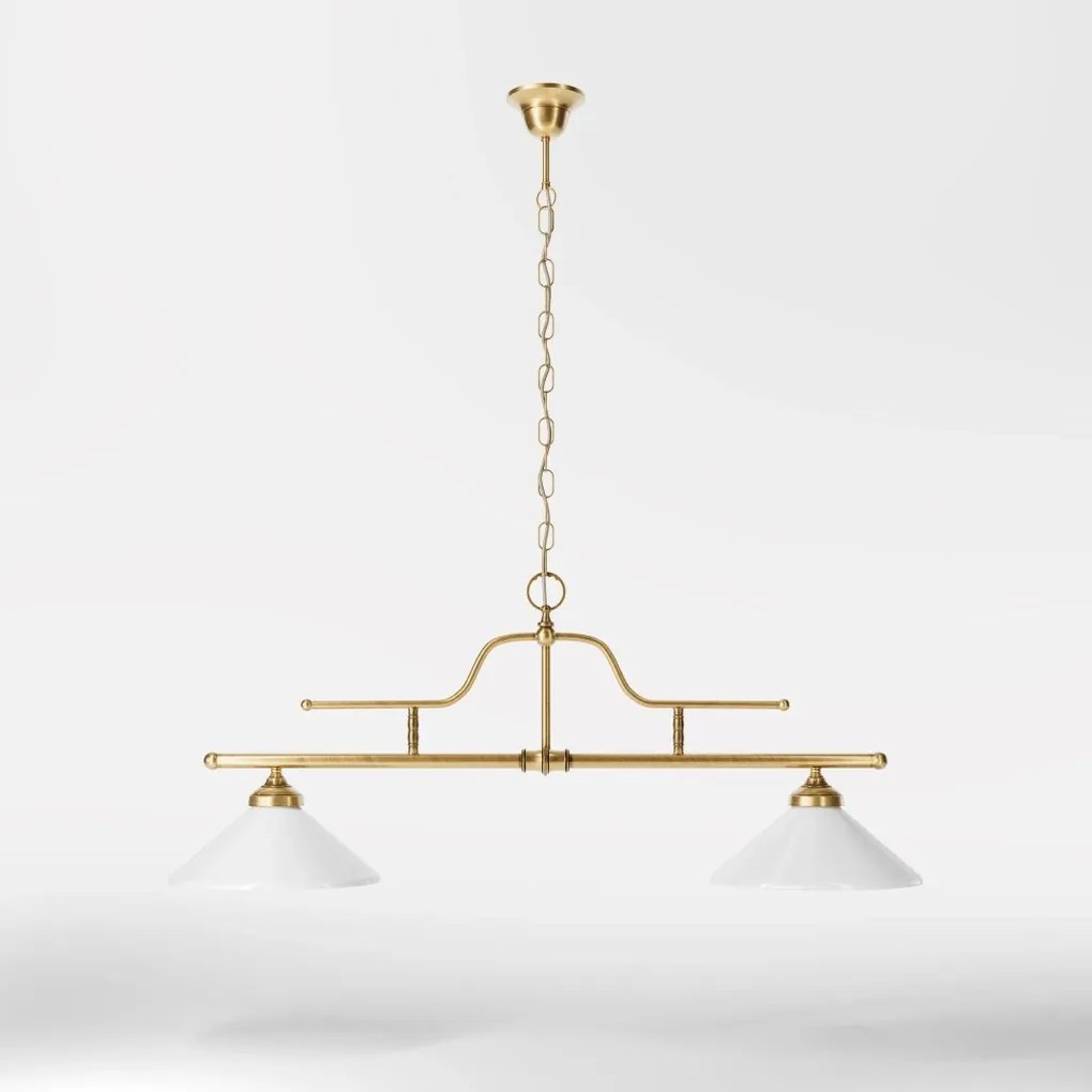 Lustra stil clasic italian din alama cu 2 brate Fiordo