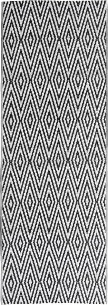 vidaXL Covor de exterior, ARAKIL negru, 80x250 cm