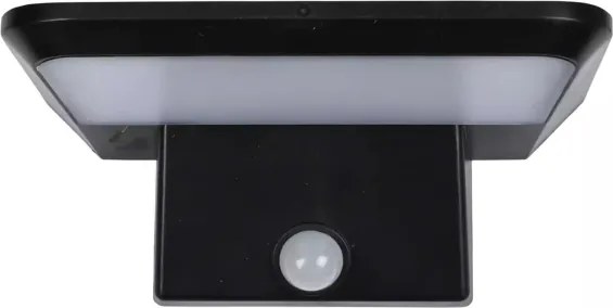 HÖFFTECH - Lampă solară LED de perete cu senzor, 5,5 V, 200 mAh, IP44