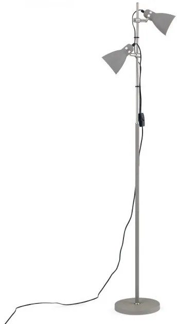 Lampadar cu 2 spoturi directionabile SCHOOL gri