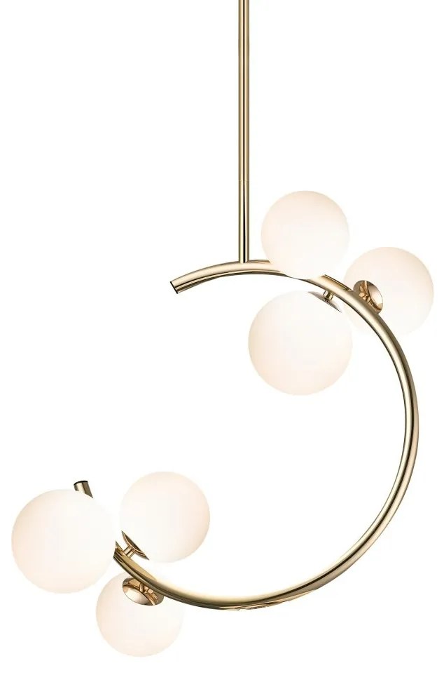 Lustra suspendata cu 6 de surse de lumina MOLECULE