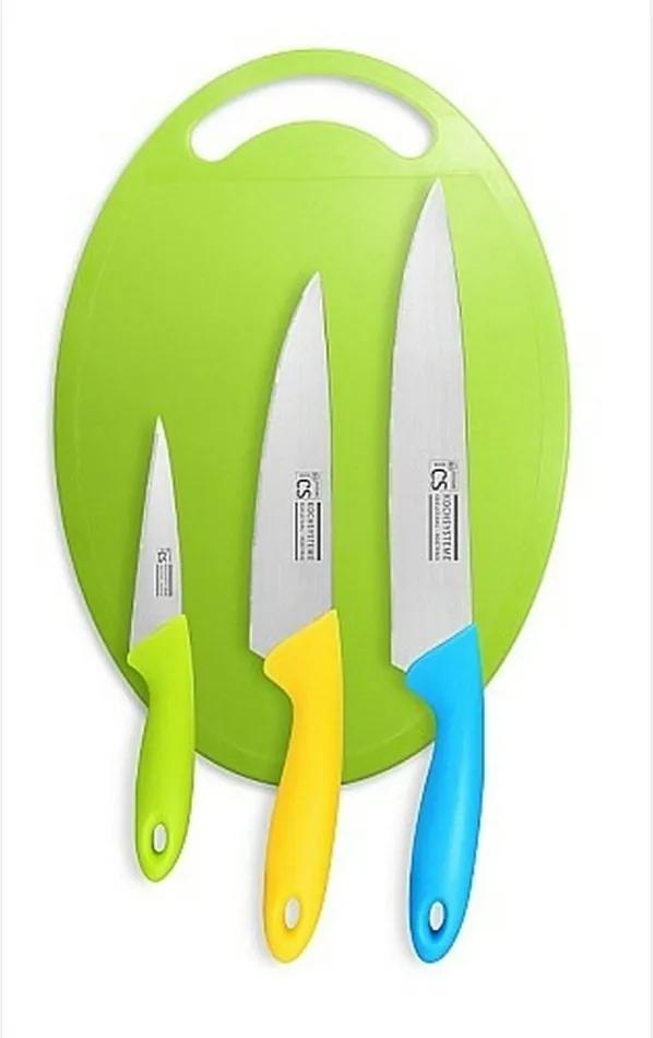 Set bucătărie CS Solingen  tocător cu 3 cuţite