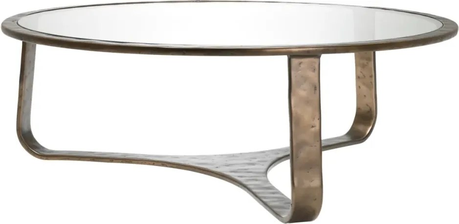 Masuta de cafea LUX din Aluminiu, Sticla, Cambronne 102cm