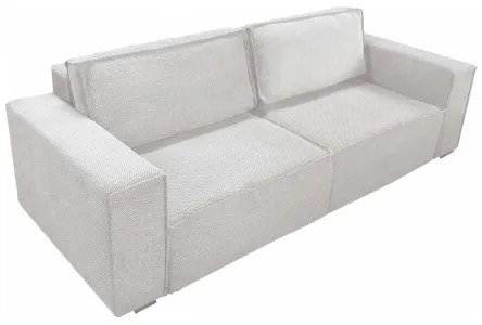 Canapea extensibilă RONDA, 3 locuri, cu spațiu de depozitare, bej