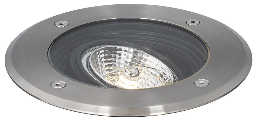 Proiector modern de sol pentru exterior din oțel AR70 reglabil IP65 - Delux