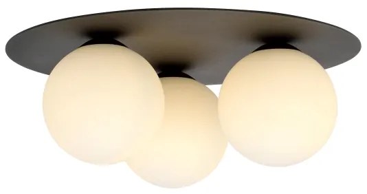 Plafonieră SOLAR 3xE14/10W/230V negru/alb