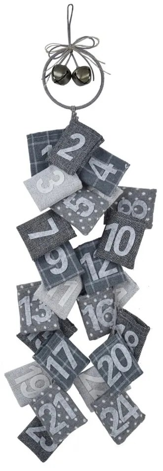 Decorațiune de Crăciun în formă de calendar Advent Ego Dekor, înălțime 77 cm