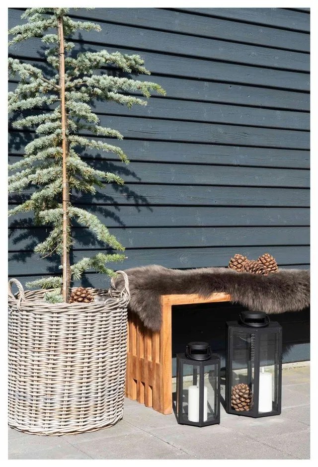 Bancă de grădină din lemn de tec House Nordic Benidorm, 90 x 30 cm