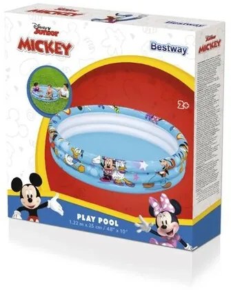 Piscină gonflabilă Bestway Disney Junior: Mickeyși prieteni, 122 x 25 cm