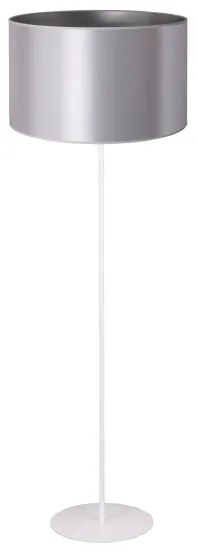Lampadar Duolla CANNES 1xE27/15W/230V d. 45 cm argintiu/alb