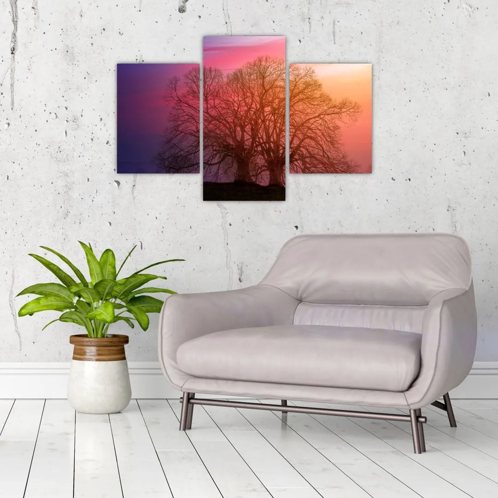 Tabloul pomilor în ceață (90x60 cm)