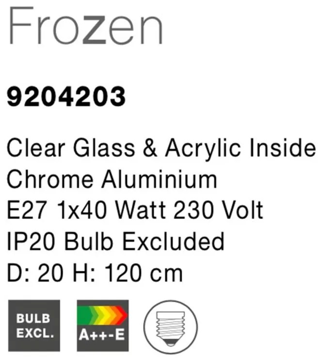 Pendul design modern 20cm Frozen NVL-9204203