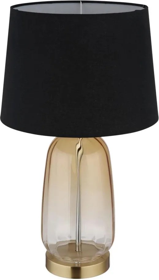 Globo 24142S - Lampă de masă CLASSY 1xE27/40W/230V negru/maro