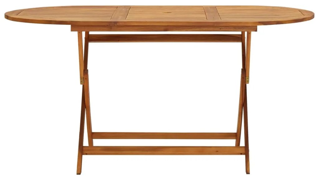 41816 vidaXL Masă de grădină, 160 x 85 x 75 cm, lemn masiv de acacia