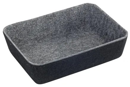 WENKO 64502100 - Organizator pentru sertar FELT 28,5x20 cm gri